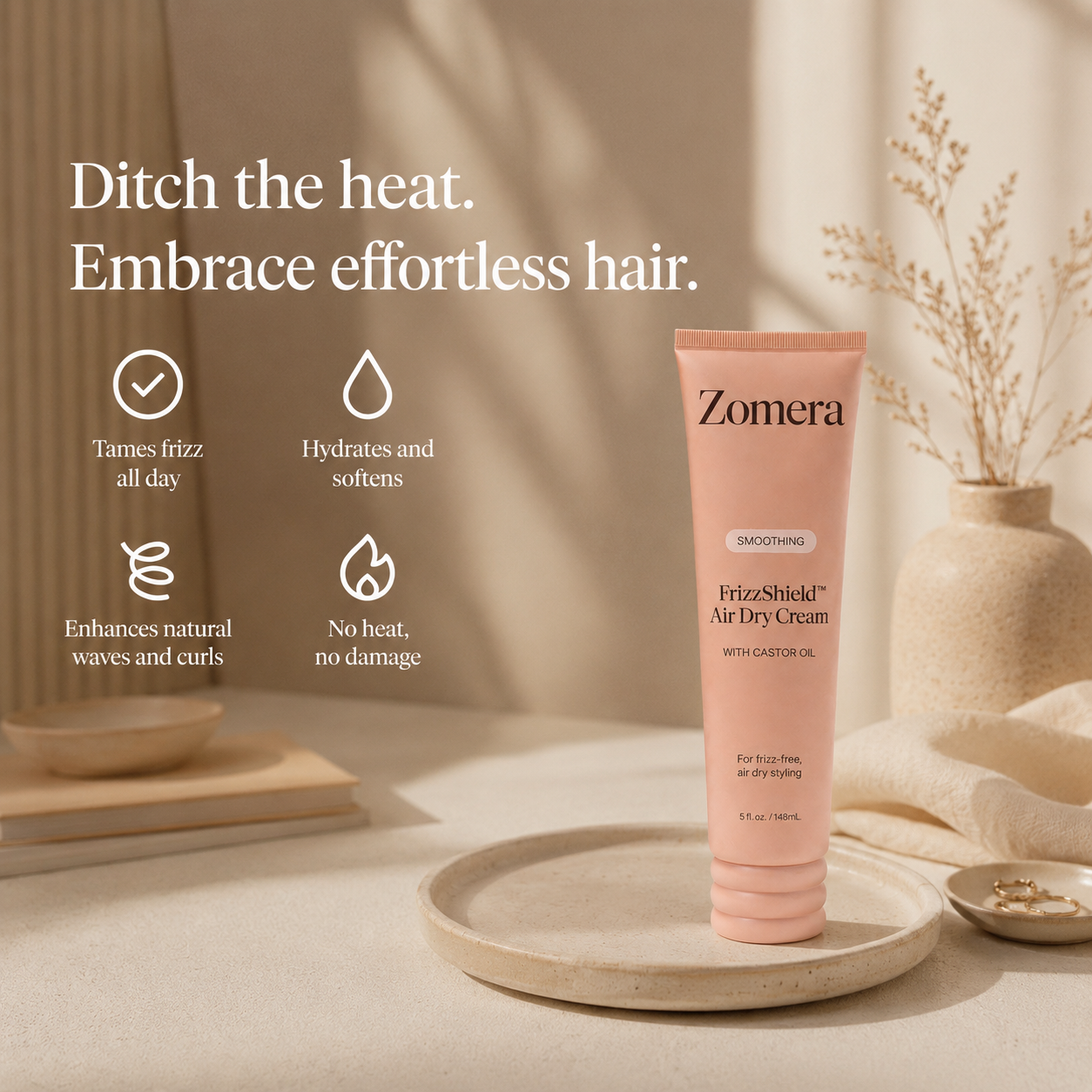 Zomera FRIZZSHIELD™ Air Dry Cream