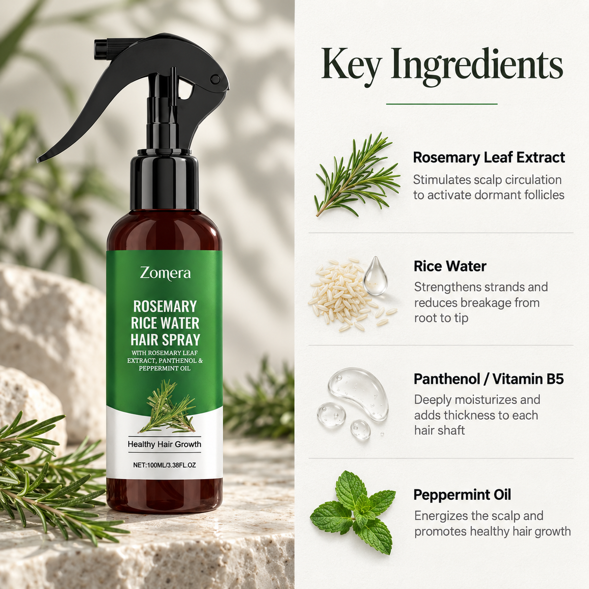 Zomera HairRestore™ Hair Growth Spray